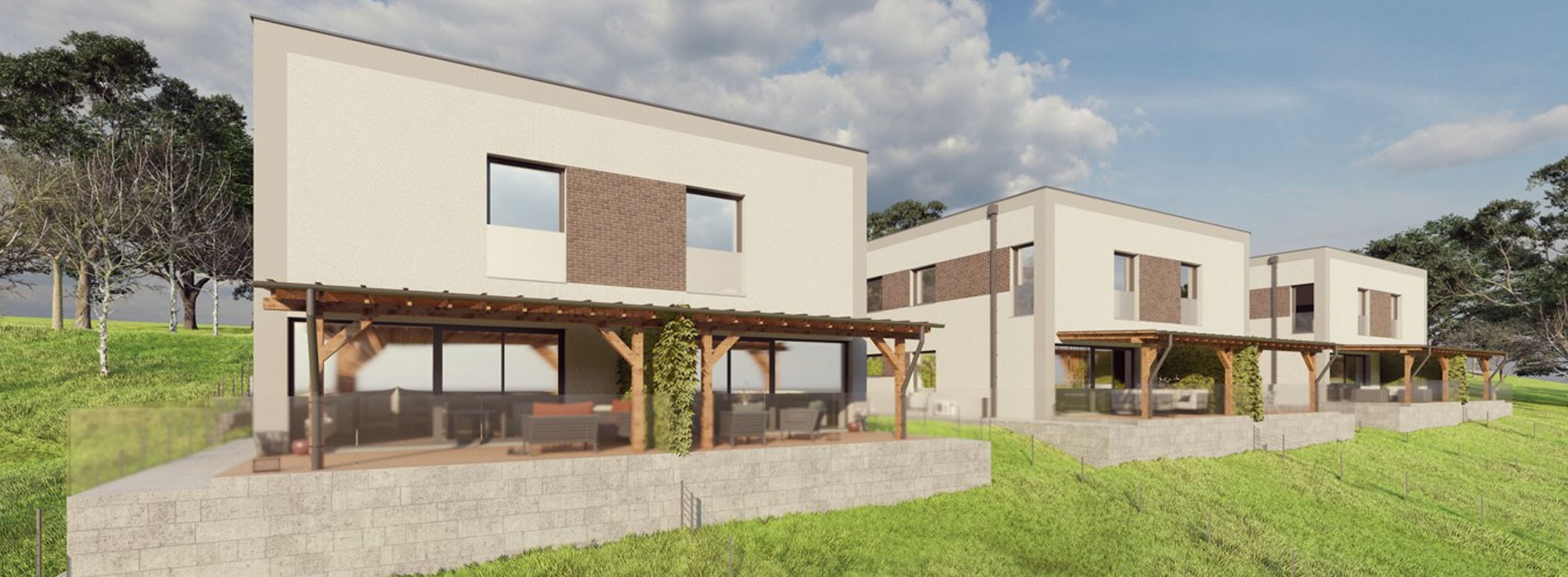 BÝVANIE NA HLINÁCH - MODERNÉ DOMY V TOP LOKALITE