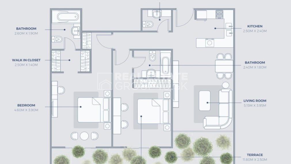 DUBAJ - INVESTIČNÉ 2-SPÁLŇOVÉ APARTMÁNY