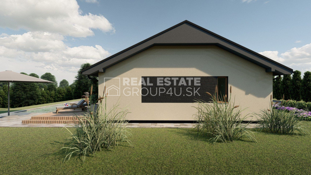 4 IZ BUNGALOV S VEĽKORYSOU VÝMEROU 122 m2