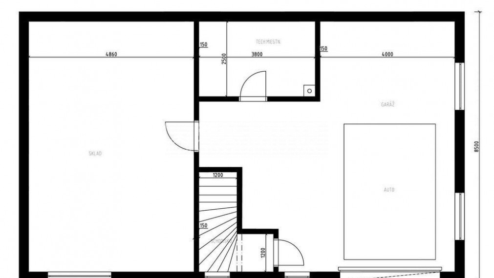 POZEMOK S KOMFORTNÝM DOMOM - SKALKA NAD VÁHOM