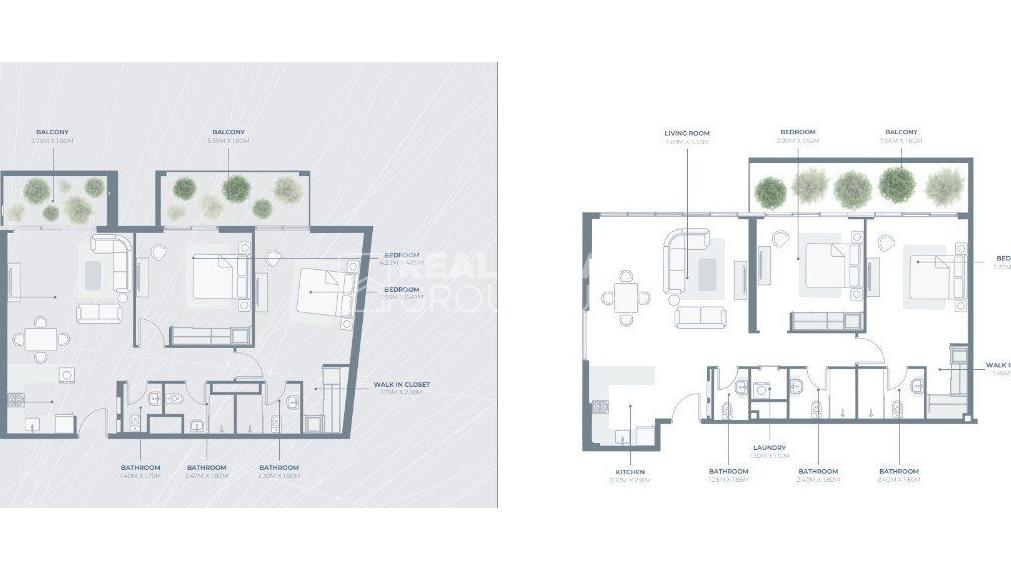 DUBAJ -  APARTMÁNY S RELAX ZÓNAMI od 104 m2