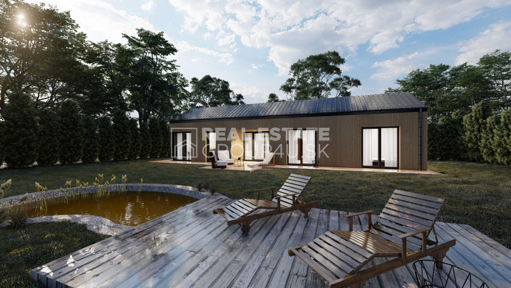 PRIESTRANNÝ NADČASOVÝ LOWCOST BUNGALOV 110 600,- €