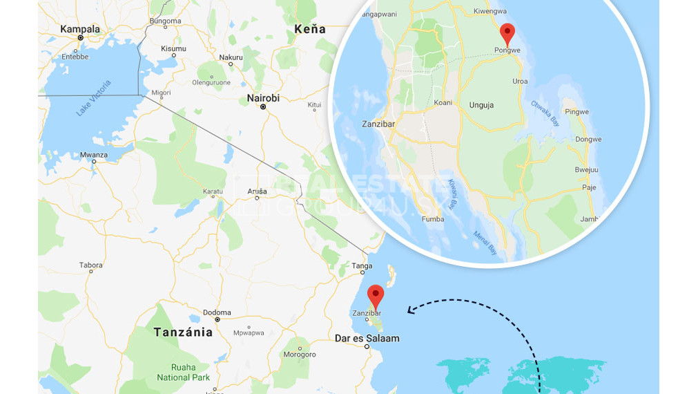 ZANZIBAR - LUXUSNÁ VILA  na východnom pobreží