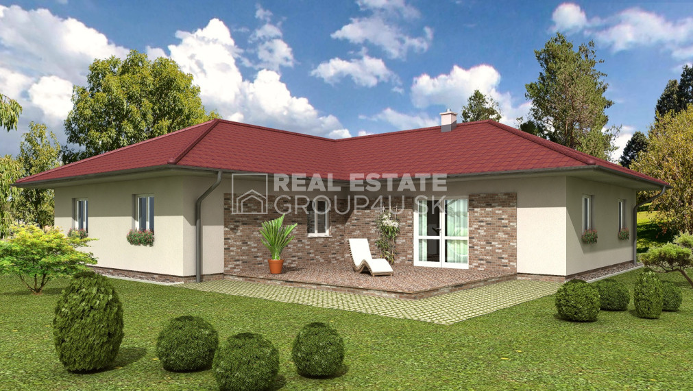 5 IZBOVÝ BUNGALOV S TERASOU V TVARE "L"