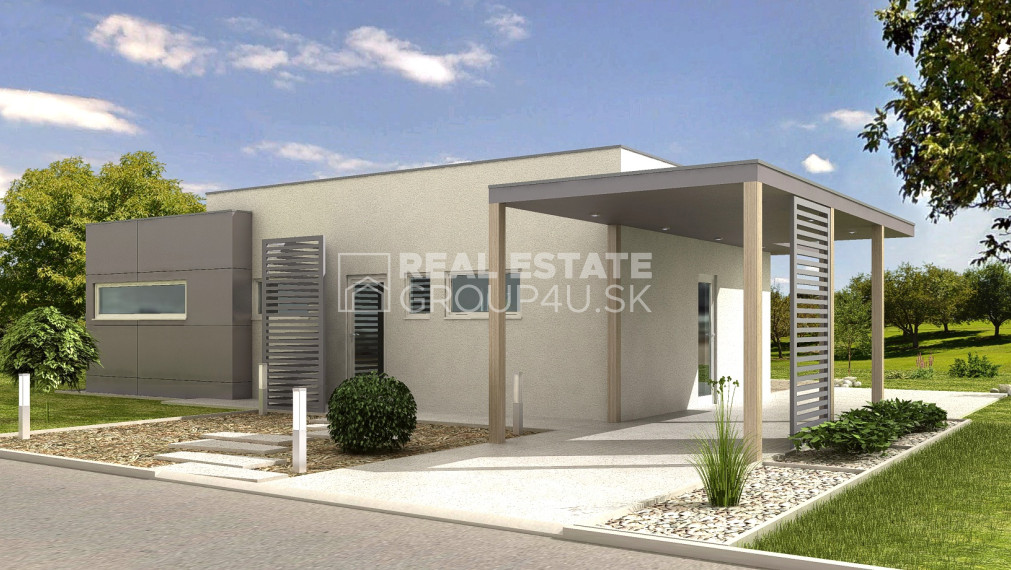 4 IZ BUNGALOV S PLOCHOU STRECHOU