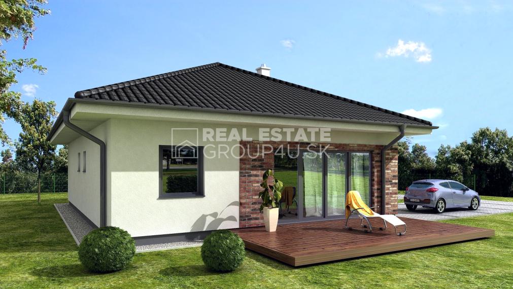 3 IZ BUNGALOV S  ÚŽITKOVOU PLOCHOU 83 M2