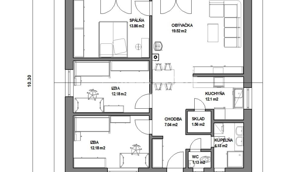 BUNGALOV S PRVKAMI PRÍRODY