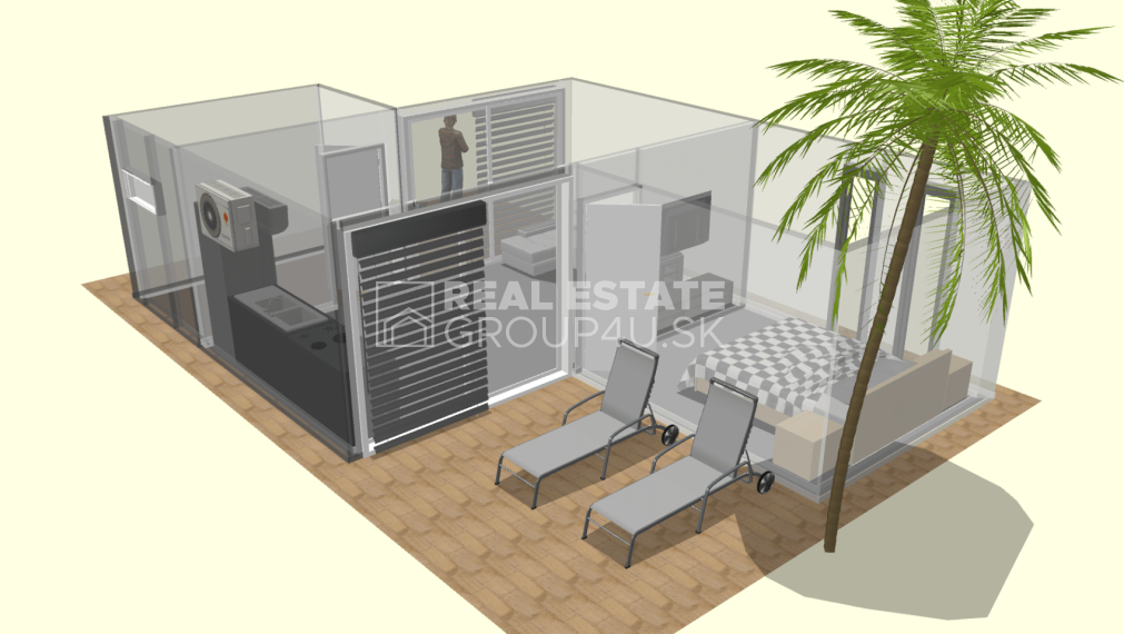 Zanzibar - 1 spálňový bungalov v lokalite Pongwe Bay