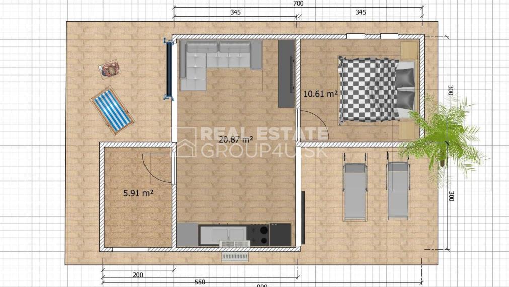 Zanzibar - 1 spálňový bungalov v lokalite Pongwe Bay