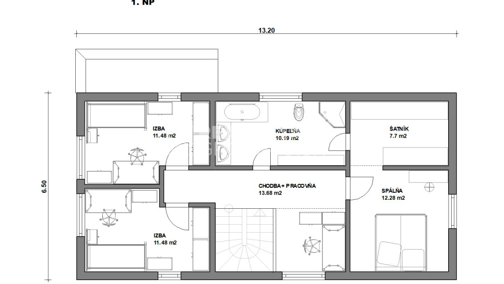 MODERNÝ POSCHODOVÝ DOM