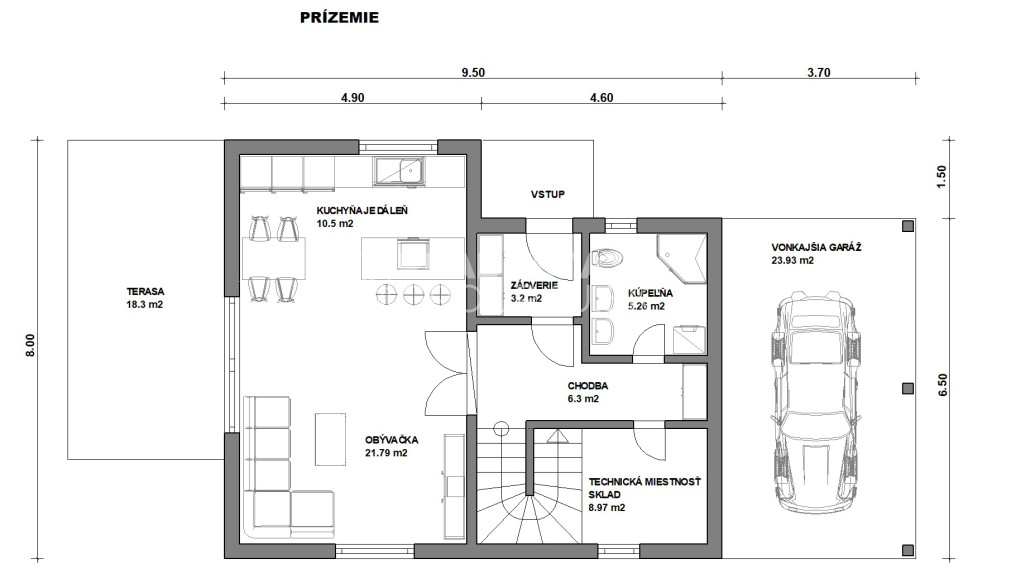 MODERNÝ POSCHODOVÝ DOM
