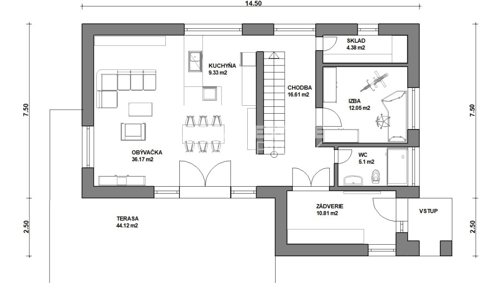 POSCHODOVÝ DOM SO ZAUJÍMAVOU DISPOZÍCIOU