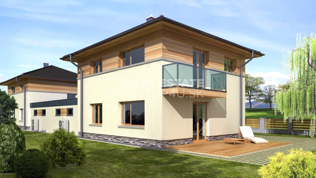 MODERNÝ 5-IZBOVÝ POSCHODOVÝ DOM