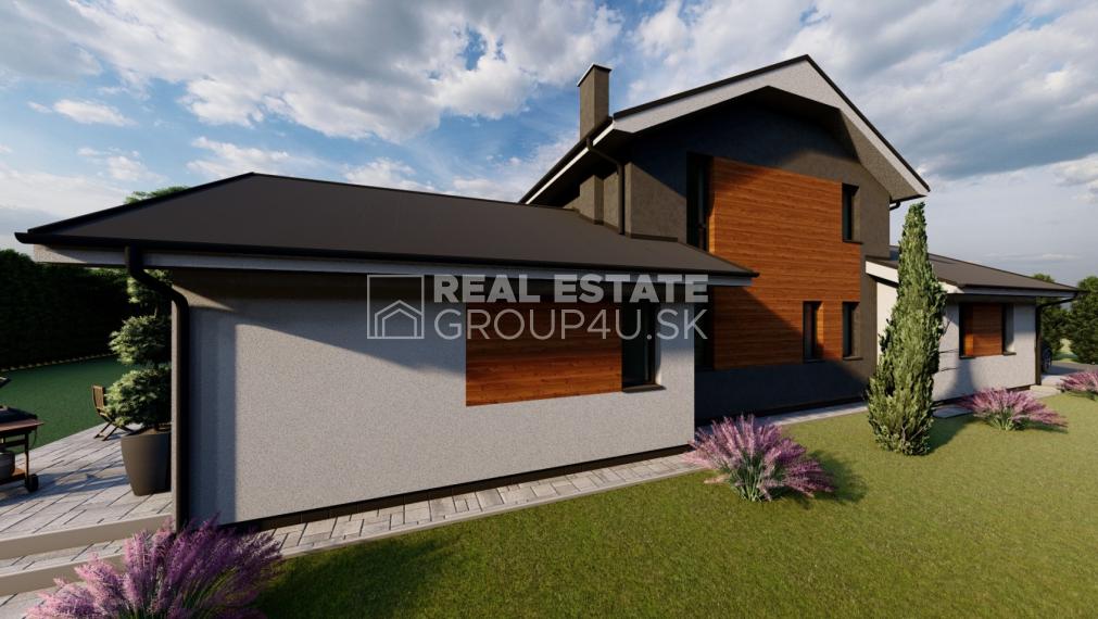 4-IZBOVÝ POSCHODOVÝ MODERNÝ DOM S POZEMKOM
