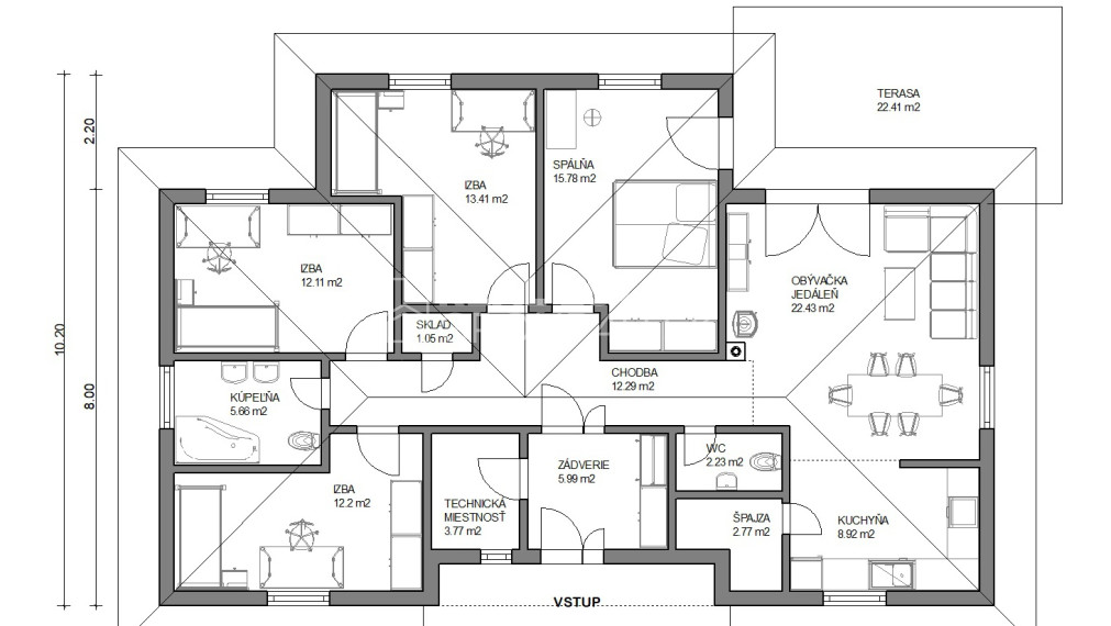 KOMFORTNÝ 5 IZ BUNGALOV