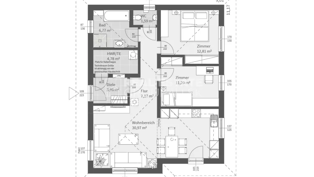 ÚTULNÝ RODINNÝ DOM S POZEMKOM - PÚCHOV - 956 M2