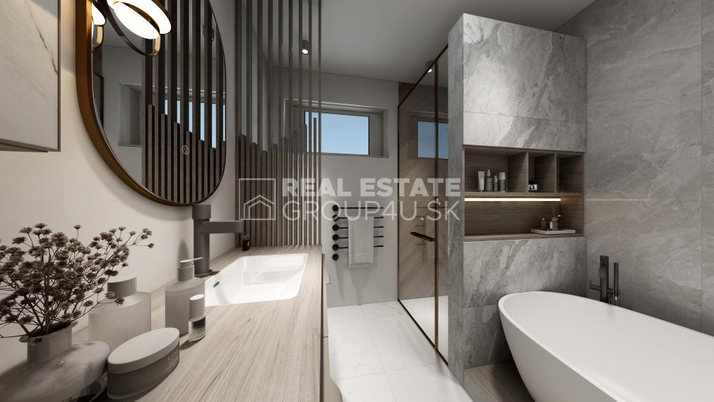 SLNEČNÝ, ROVINATÝ POZEMOK S MODERNÝM BUNGALOVOM - 169 000.-€