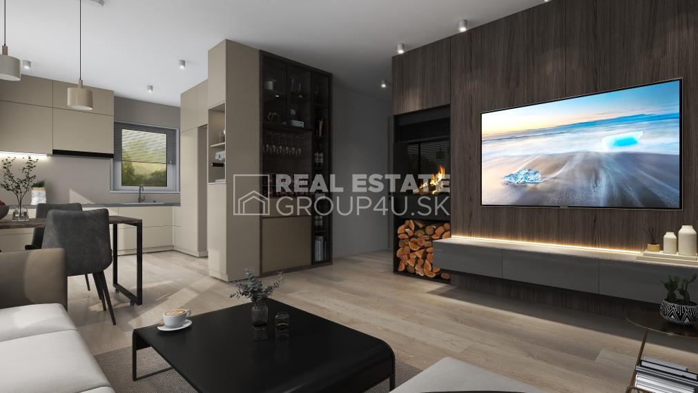 SLNEČNÝ, ROVINATÝ POZEMOK S MODERNÝM BUNGALOVOM - 169 000.-€