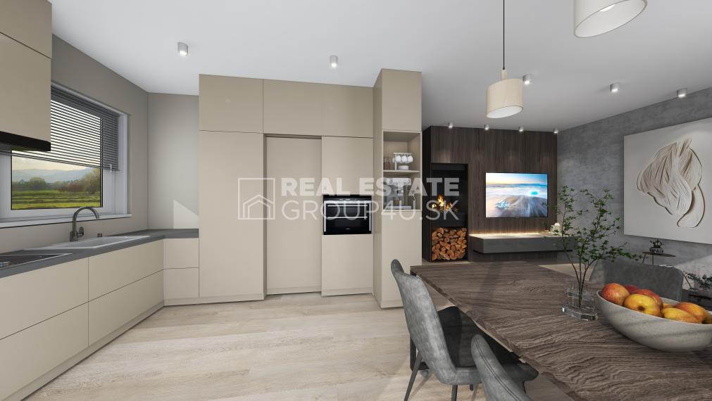 SLNEČNÝ, ROVINATÝ POZEMOK S MODERNÝM BUNGALOVOM - 169 000.-€