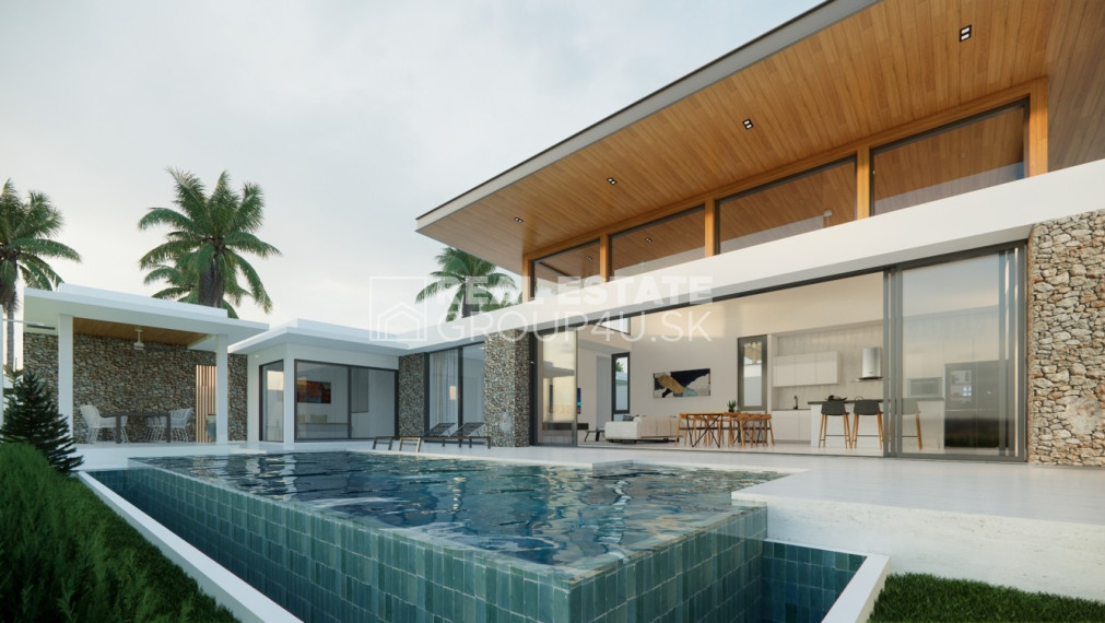 THAJSKO - 3 spálňová vila len 150 m od mora