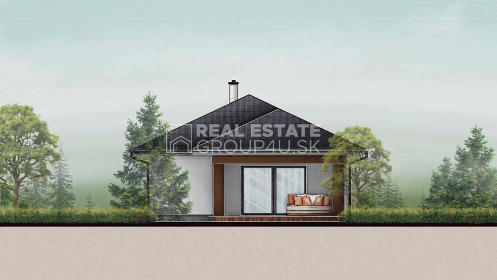 VÝHODNÁ PONUKA:  4 IZ BUNGALOV NA KĽÚČ S POZEMKOM 1000 M2 - 265 000.-€