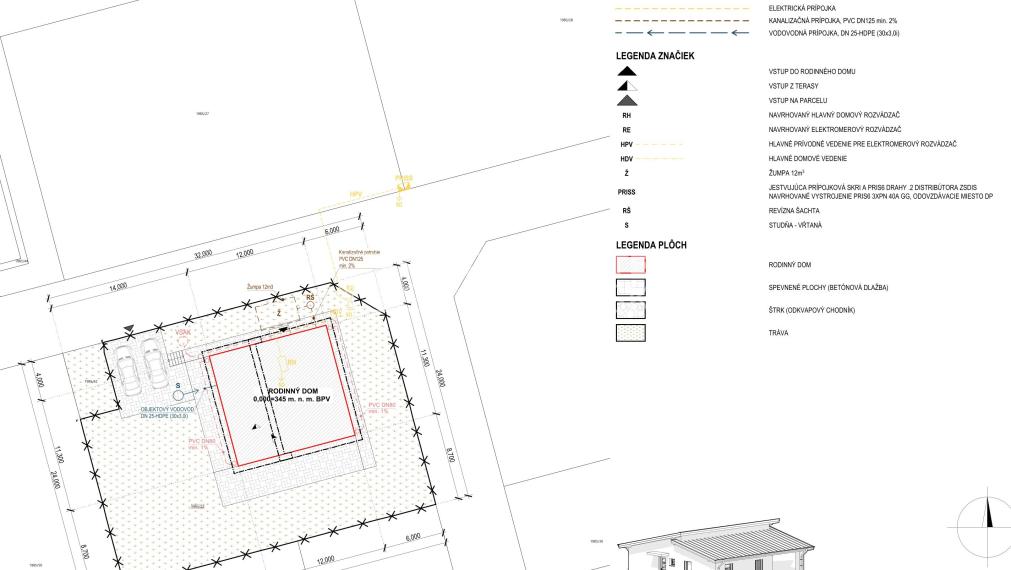 4IZ BUNGALOV V POVAŽSKEJ BYSTRICI V ŠTÁDIU HRUBEJ STAVBY