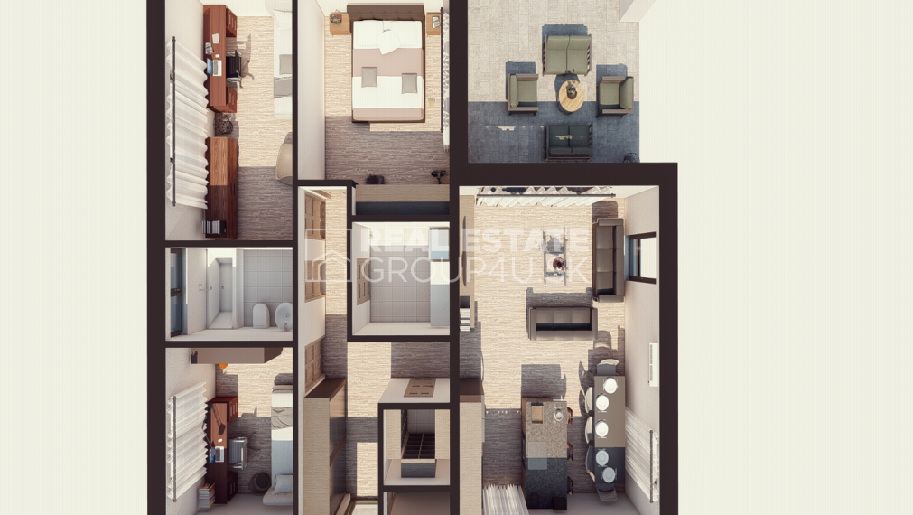 4IZ BUNGALOV V POVAŽSKEJ BYSTRICI V ŠTÁDIU HRUBEJ STAVBY