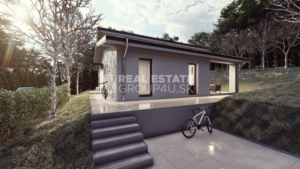 4IZ BUNGALOV V POVAŽSKEJ BYSTRICI V ŠTÁDIU HRUBEJ STAVBY