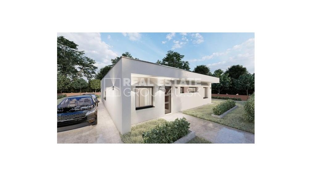MODERNÝ BUNGALOV 4 IZ - PLOCHÁ STRECHA 160 990,-€