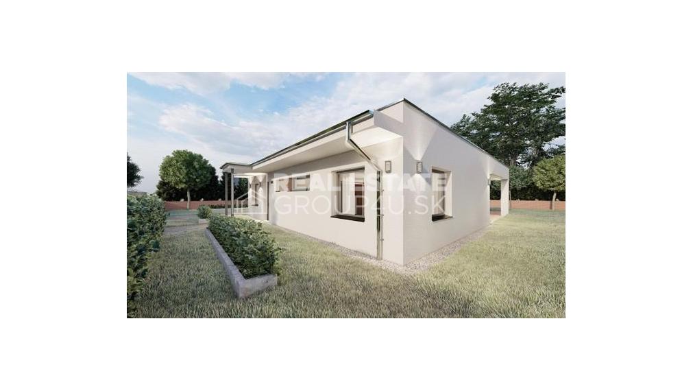 4 IZBOVÝ BUNGALOV S PLOCHOU STRECHOU: 160 990,-€