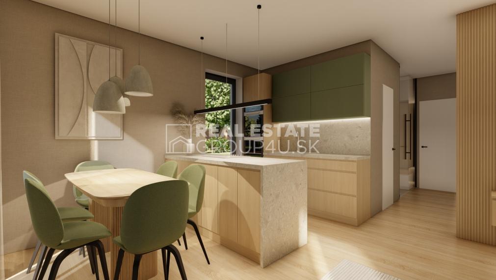 4IZ BUNGALOV V POVAŽSKEJ BYSTRICI V ŠTÁDIU HRUBEJ STAVBY