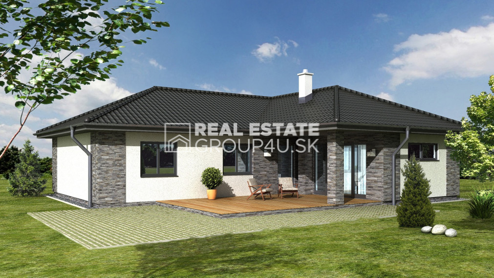 MODERNÝ BUNGALOV NA KĽÚČ S POZEMKOM - BITAROVÁ