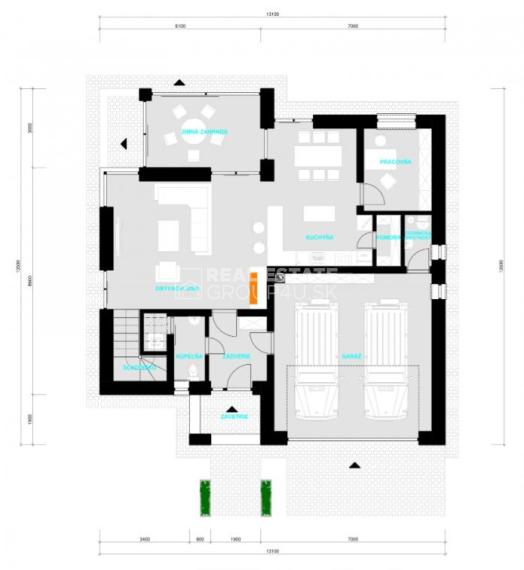 POSCHODOVÝ RODINNÝ DOM S GARÁŽOU - 7 IZBOVÝ - 265 990,-€