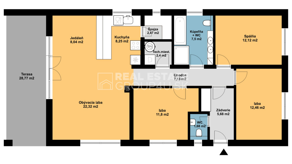 BULGALOV NA SLNEČNOM ROVINATOM POZEMKU - SLAVNICA