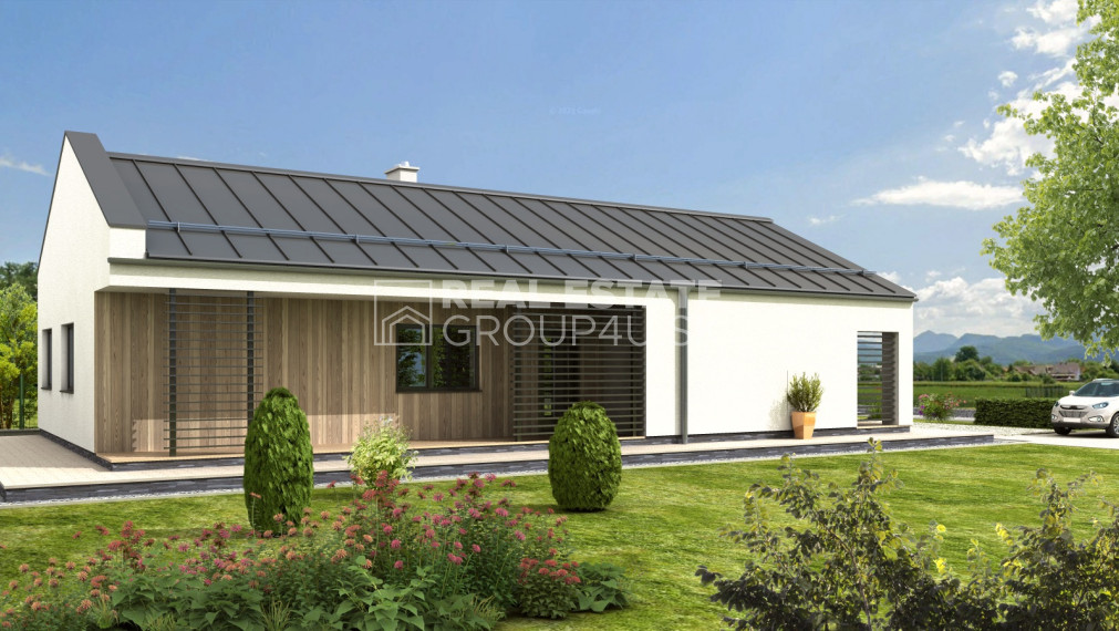 BULGALOV NA SLNEČNOM ROVINATOM POZEMKU - SLAVNICA