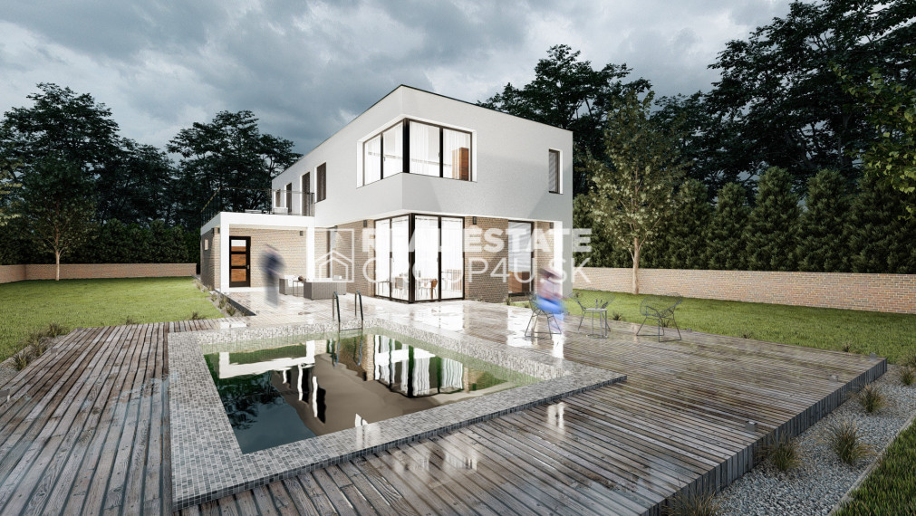 LUXUSNÁ VILA NA KĽÚČ NA LUKRATÍVNOM POZEMKU – BUDATÍN