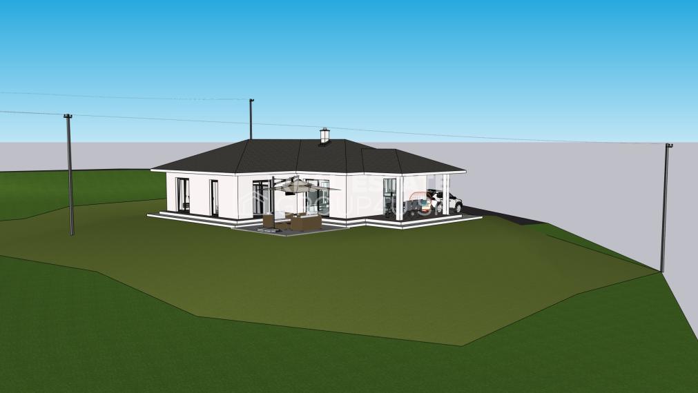 STAVEBNÝ POZEMOK S PLATNÝM STAVEBNÝM POVOLENÍM - PÚCHOV