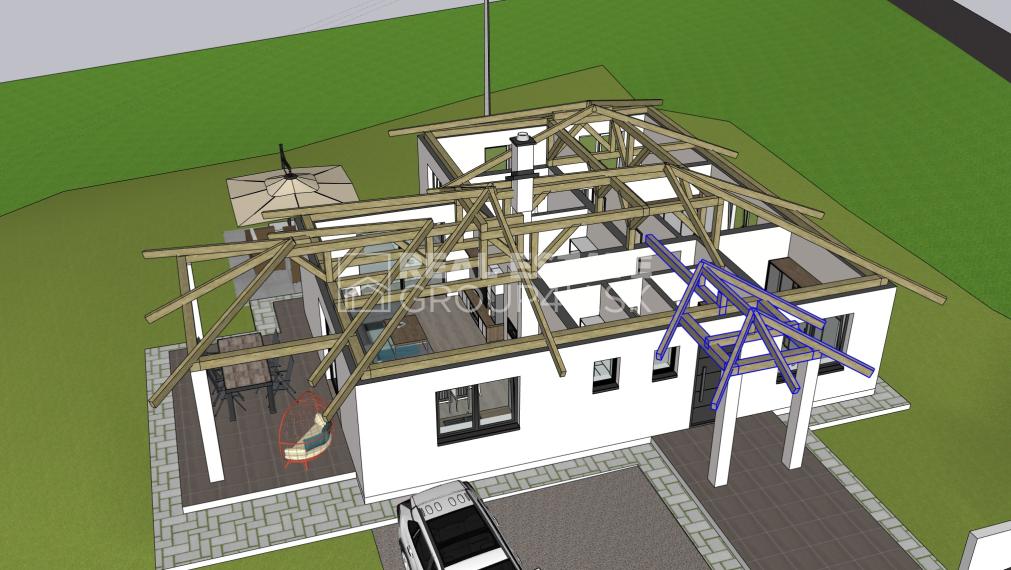 STAVEBNÝ POZEMOK S PLATNÝM STAVEBNÝM POVOLENÍM - PÚCHOV
