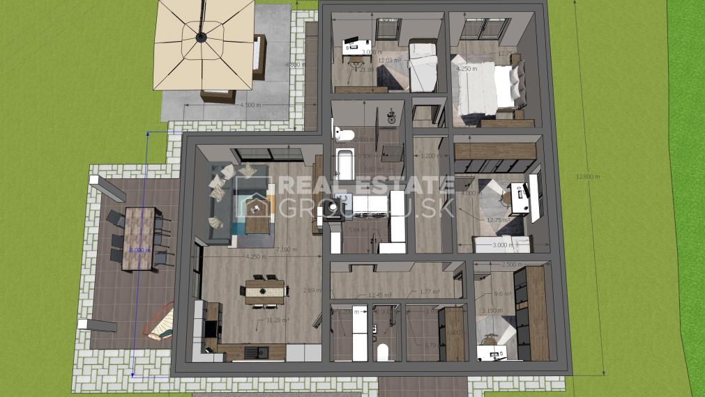 STAVEBNÝ POZEMOK S PLATNÝM STAVEBNÝM POVOLENÍM - PÚCHOV