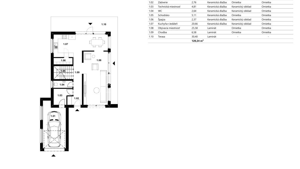 KOMFORTNÝ RODINNÝ DOM - MODERNÝ DIZAJN
