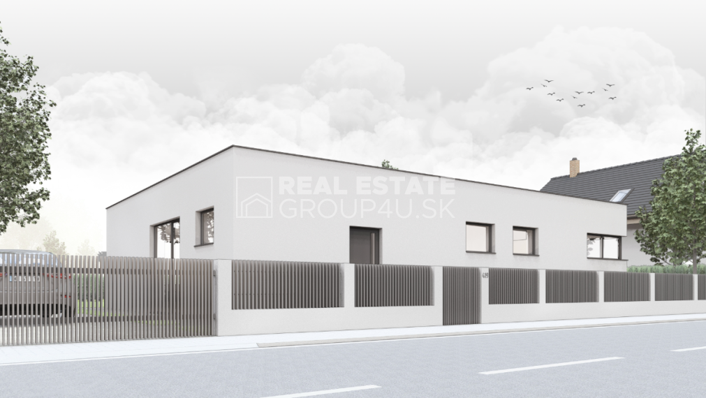 BUNGALOV -  Moderná architektúra, vysoký komfort