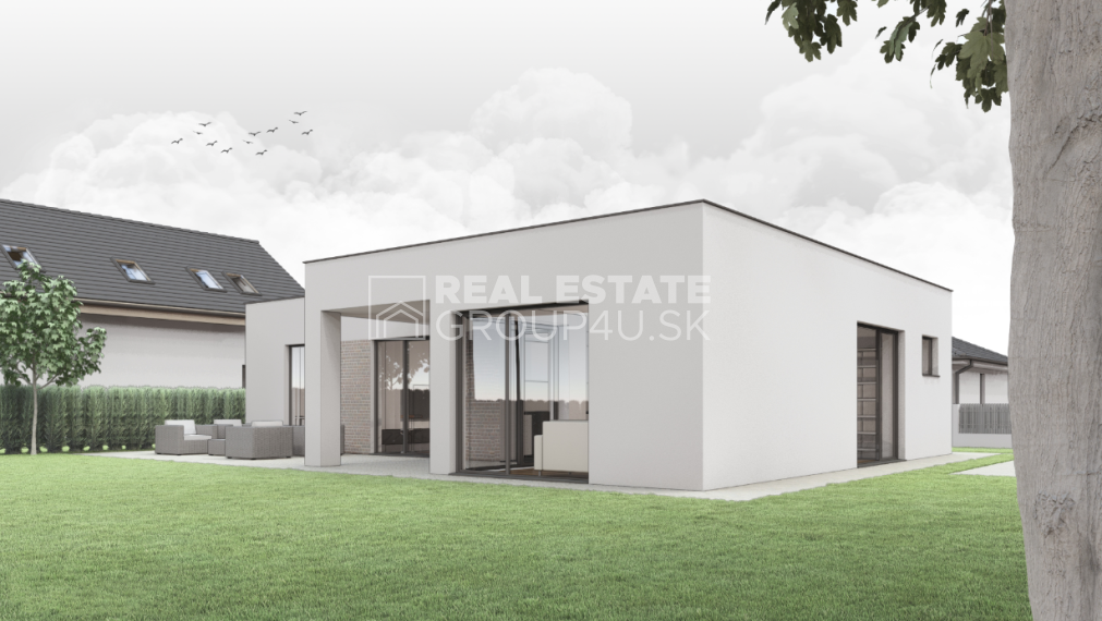 BUNGALOV -  Moderná architektúra, vysoký komfort