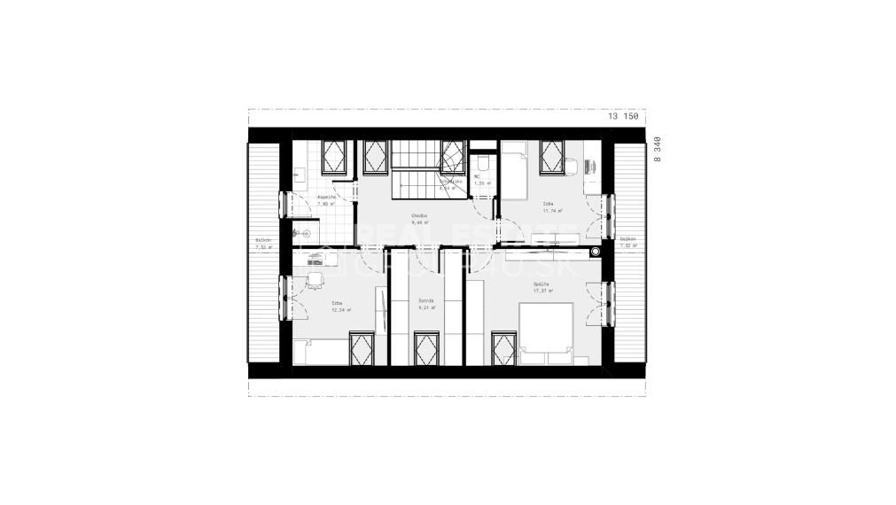 POSCHODOVÝ DOM - viac priestoru, viac pohodlia