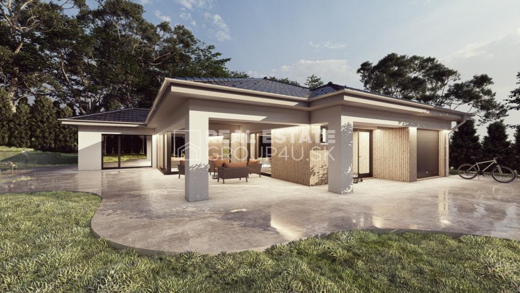 PRESVETLENÝ 5 IZ BUNGALOV s veľkou terasou