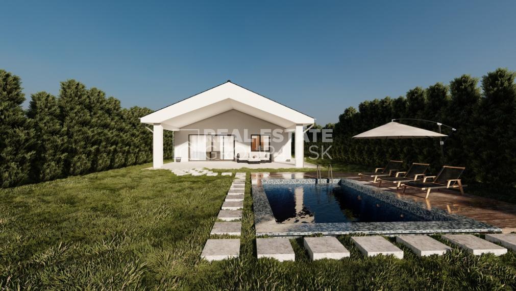 BUNGALOV 5 IZBOVÝ s terasou navrhnutý pre kvalitu a súkromie.