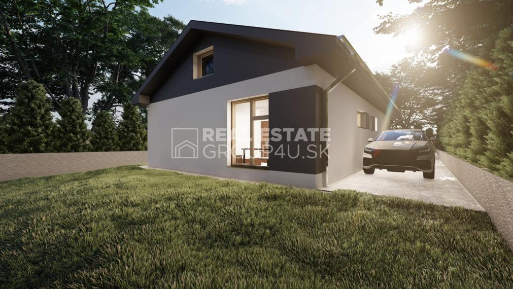 4 IZ BUNGALOV - premyslený priestor bez rušivých prvkov.