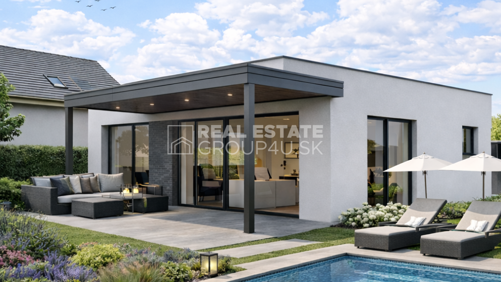 MODERNÝ BUNGALOVOM NA KĽÚČ S POZEMKOM – HORNÝ LIESKOV