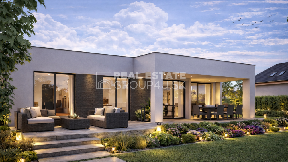 MODERNÝ BUNGALOVOM NA KĽÚČ S POZEMKOM – HORNÝ LIESKOV