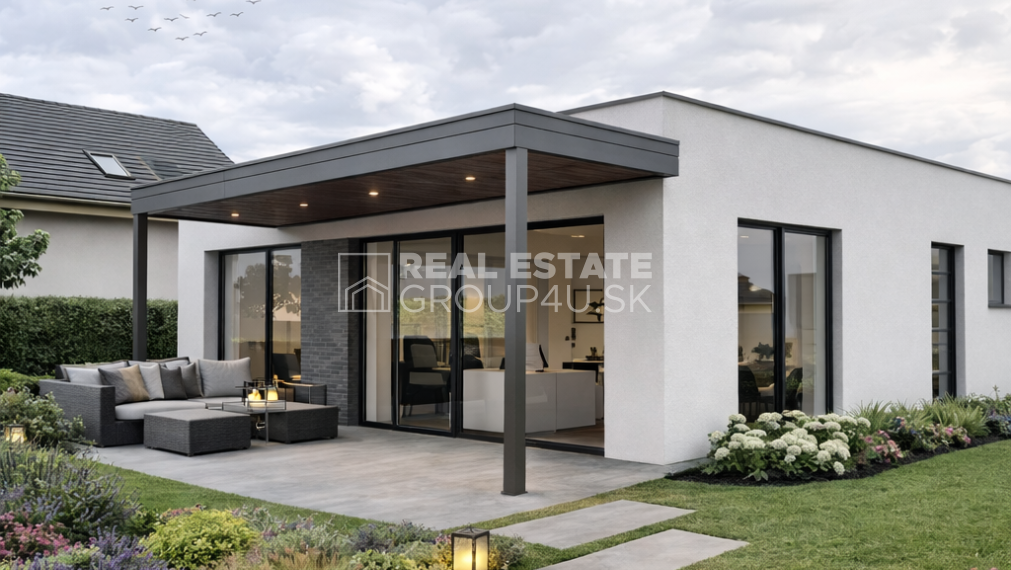 MODERNÝ BUNGALOVOM NA KĽÚČ S POZEMKOM – HORNÝ LIESKOV