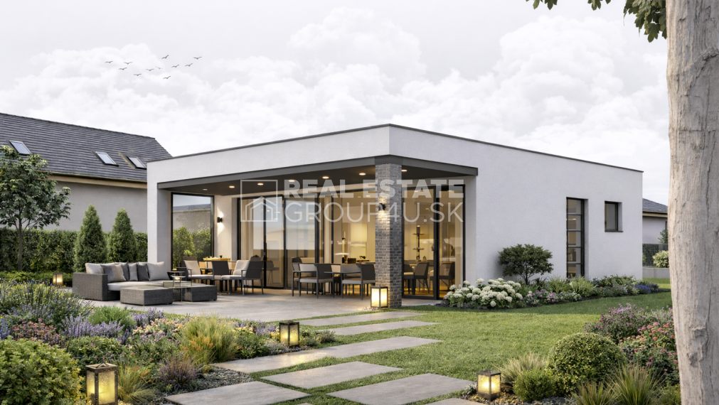 MODERNÝ BUNGALOVOM NA KĽÚČ S POZEMKOM – HORNÝ LIESKOV